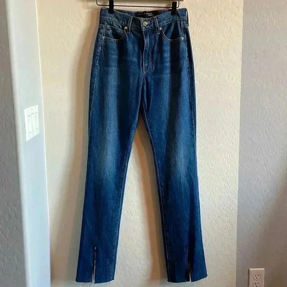 Veronica Beard Keane High Rise Straight Jeans - Picture 3 of 8